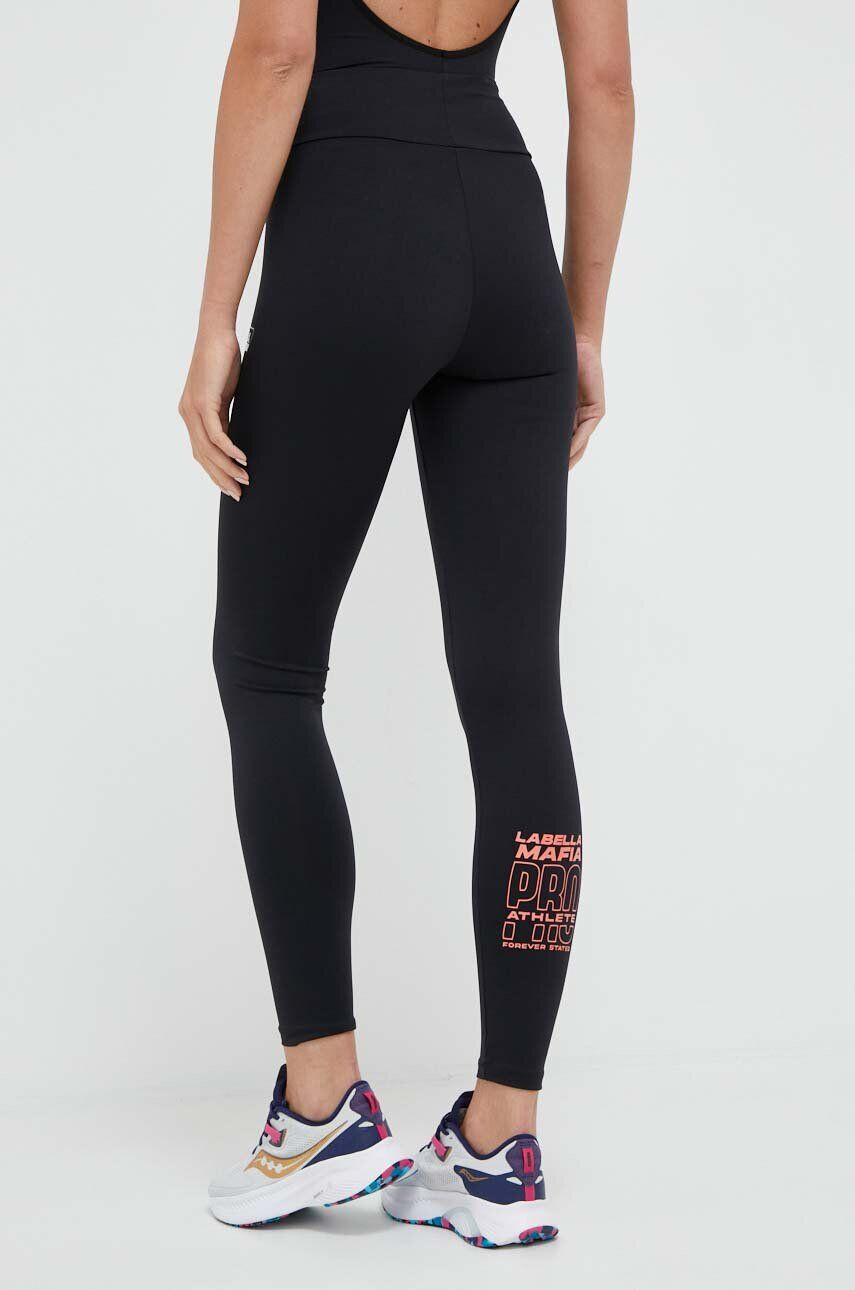 Labellamafia leggins de antrenament Essentials culoarea negru cu imprimeu - Pled.ro