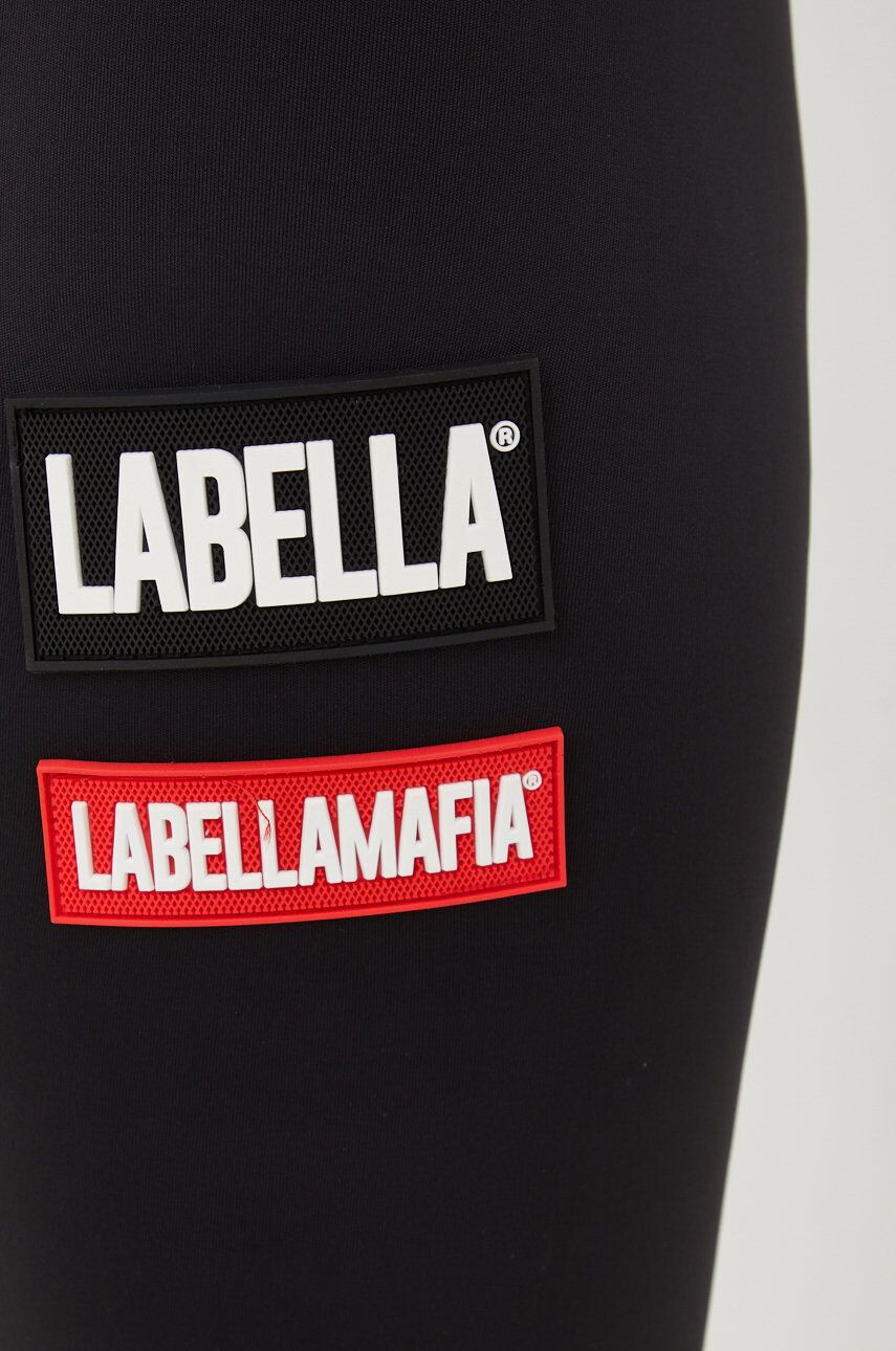 Labellamafia leggins de antrenament Go On femei culoarea negru neted - Pled.ro