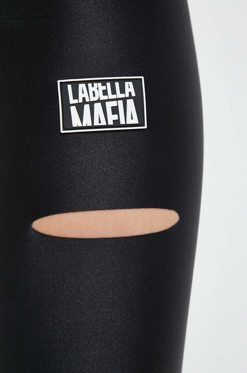 Labellamafia leggins de antrenament Hardcore Ladies culoarea negru cu imprimeu - Pled.ro