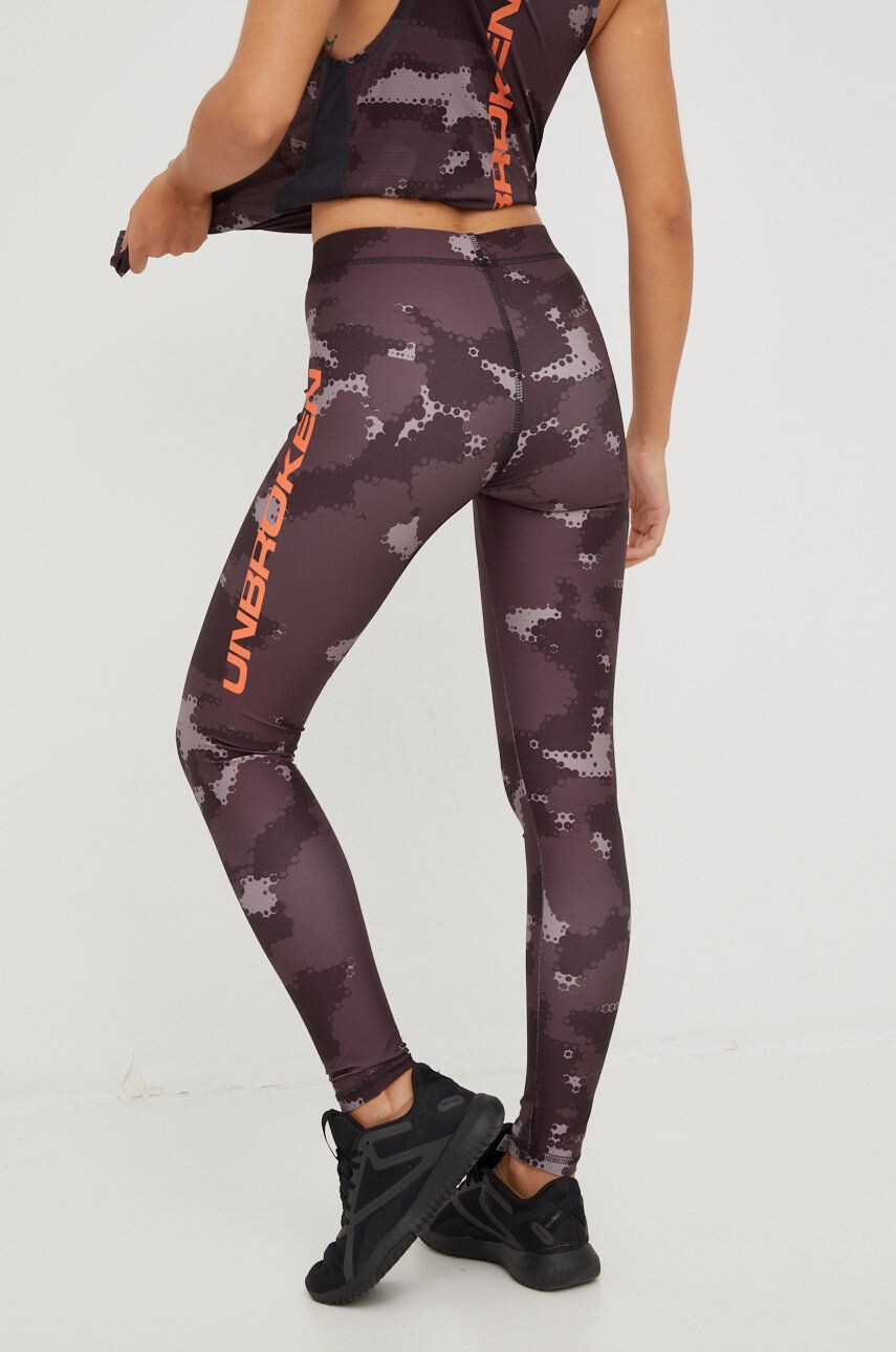 Labellamafia leggins de antrenament Unbroken femei culoarea gri modelator - Pled.ro