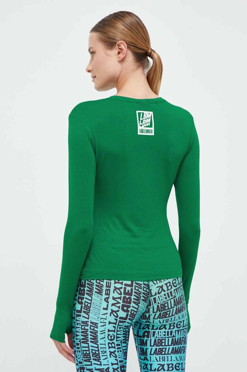 Labellamafia longsleeve Brave femei culoarea verde - Pled.ro