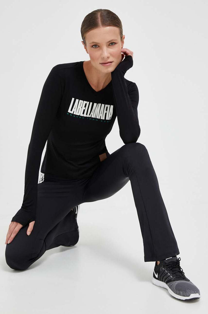 Labellamafia longsleeve Brave femei culoarea negru - Pled.ro