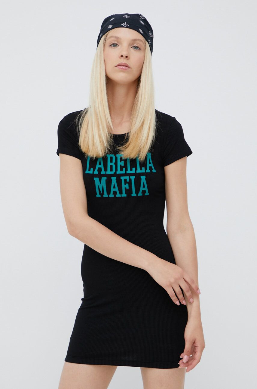 Labellamafia rochie culoarea negru mini mulata - Pled.ro