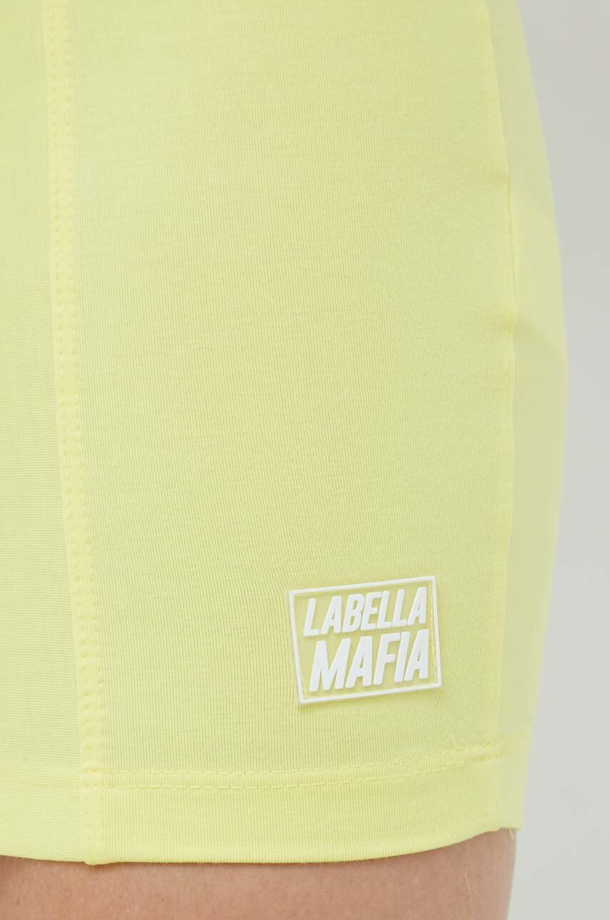 Labellamafia rochie culoarea galben mini mulata - Pled.ro