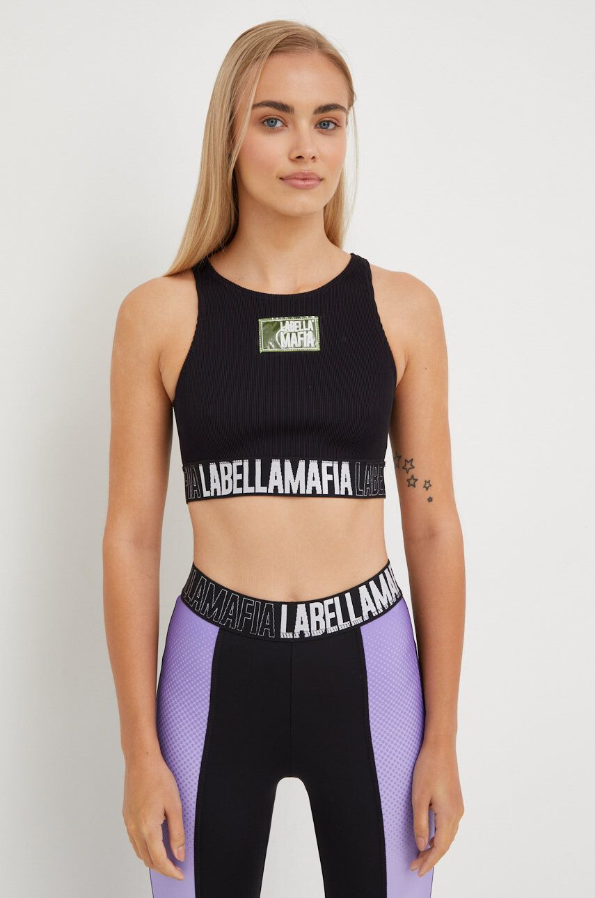 Labellamafia top de antrenament Fan culoarea negru - Pled.ro