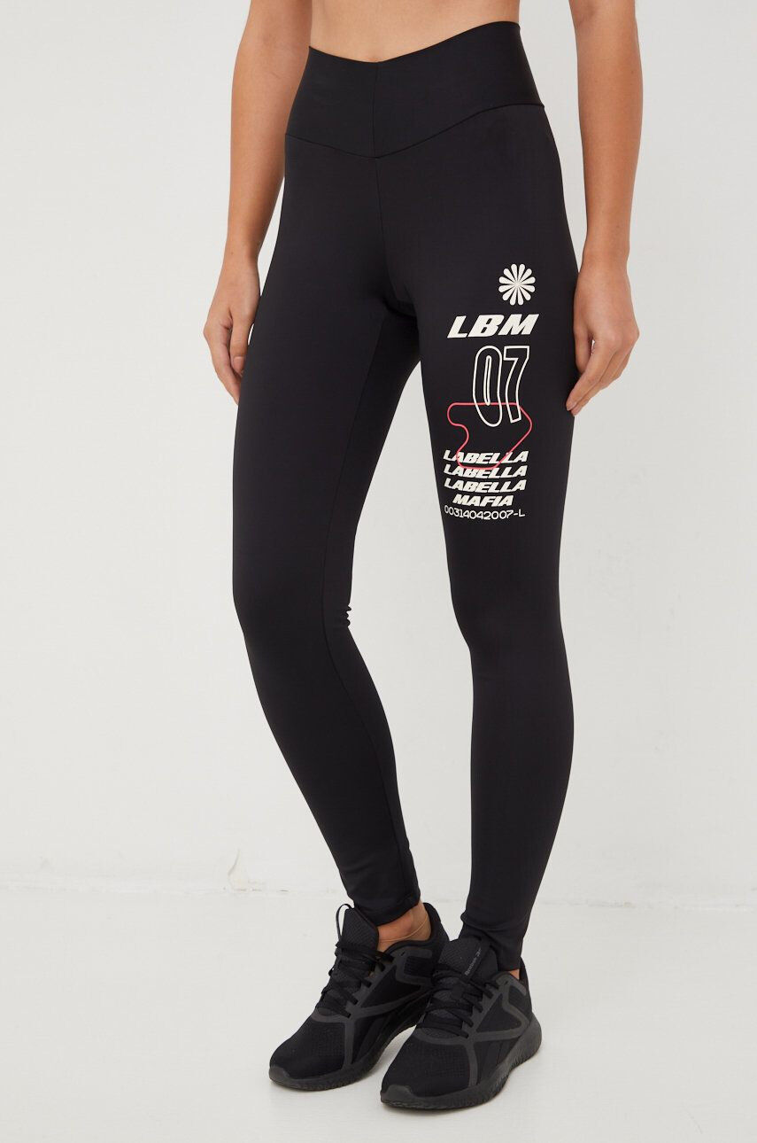 Labellamafia top de antrenament și leggins The Act femei culoarea negru - Pled.ro