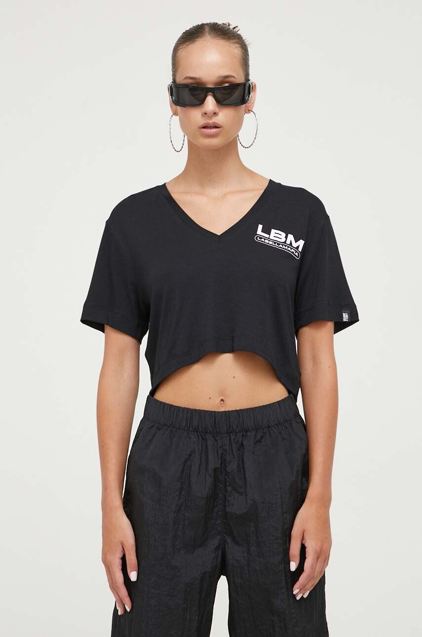 Labellamafia tricou femei culoarea negru - Pled.ro