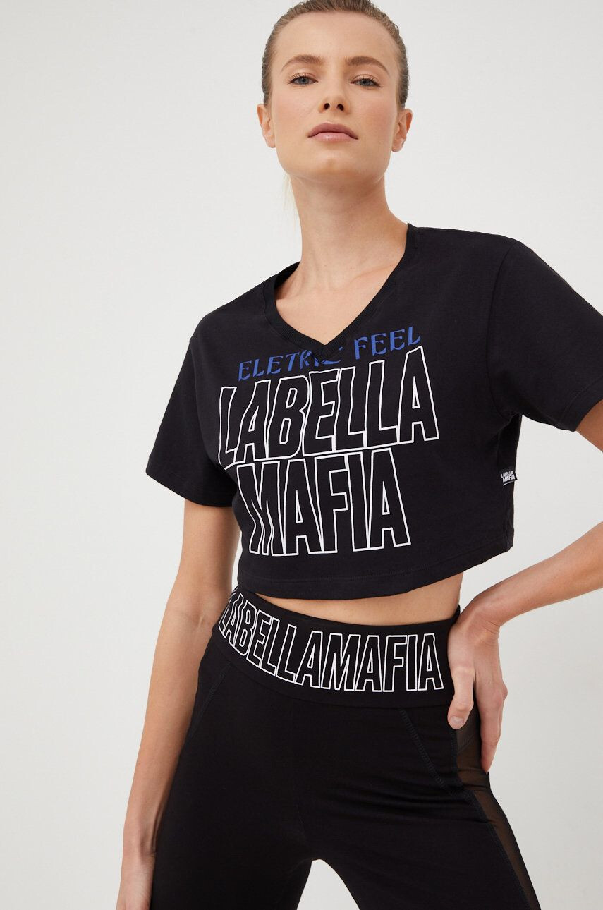 Labellamafia tricou femei culoarea negru - Pled.ro