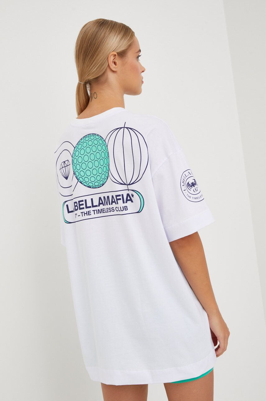 Labellamafia tricou din bumbac culoarea alb - Pled.ro