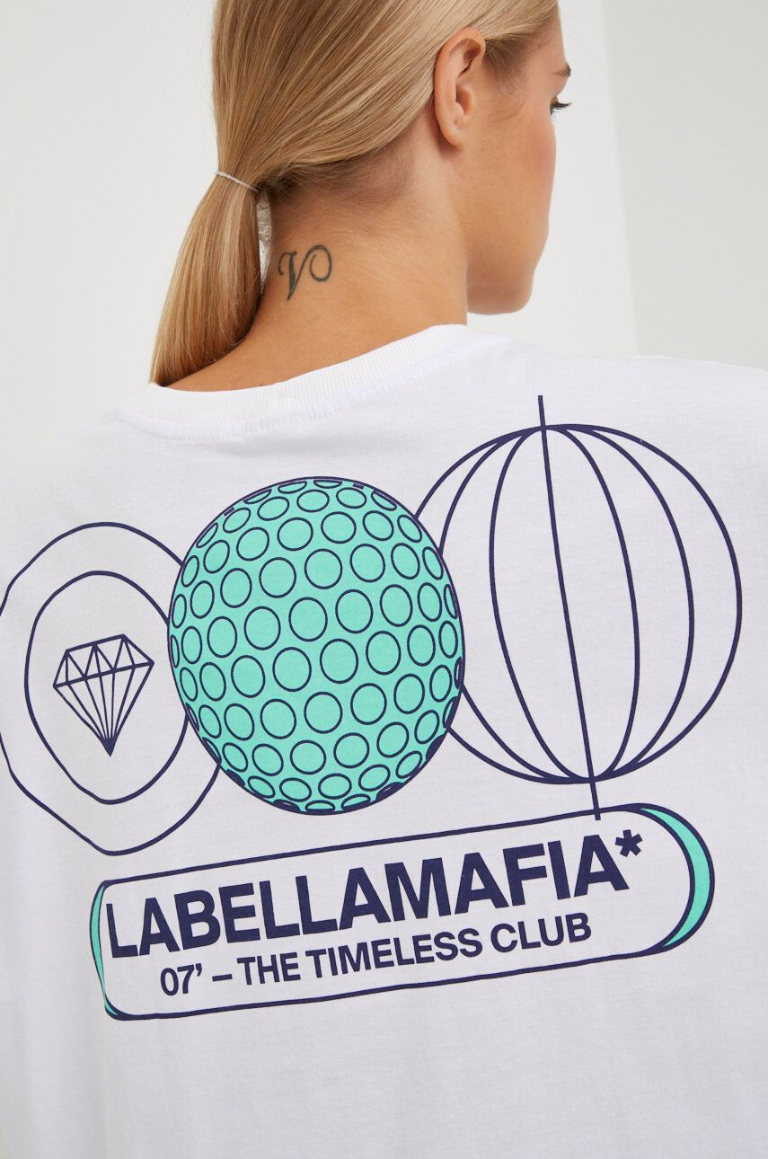 Labellamafia tricou din bumbac culoarea alb - Pled.ro