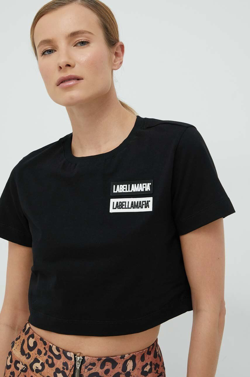 Labellamafia tricou din bumbac culoarea negru - Pled.ro