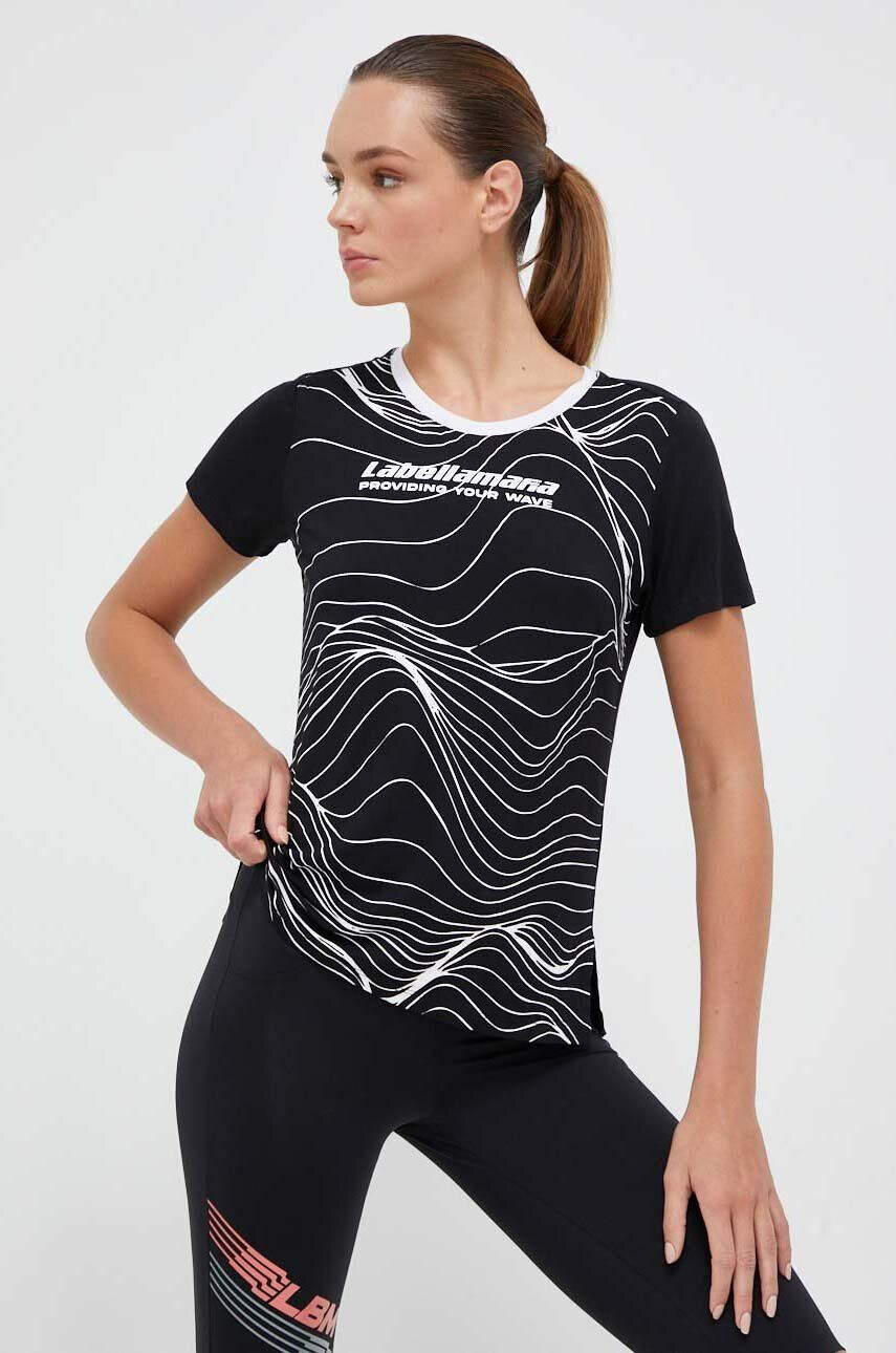 Labellamafia tricou Waves femei culoarea negru - Pled.ro