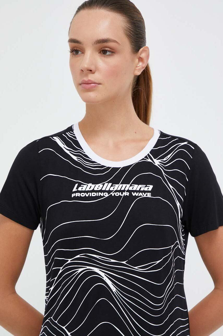 Labellamafia tricou Waves femei culoarea negru - Pled.ro