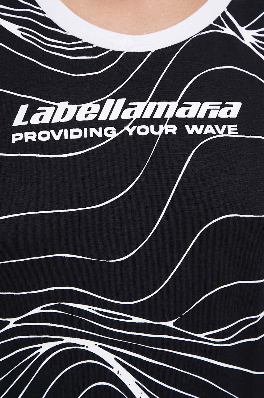 Labellamafia tricou Waves femei culoarea negru - Pled.ro