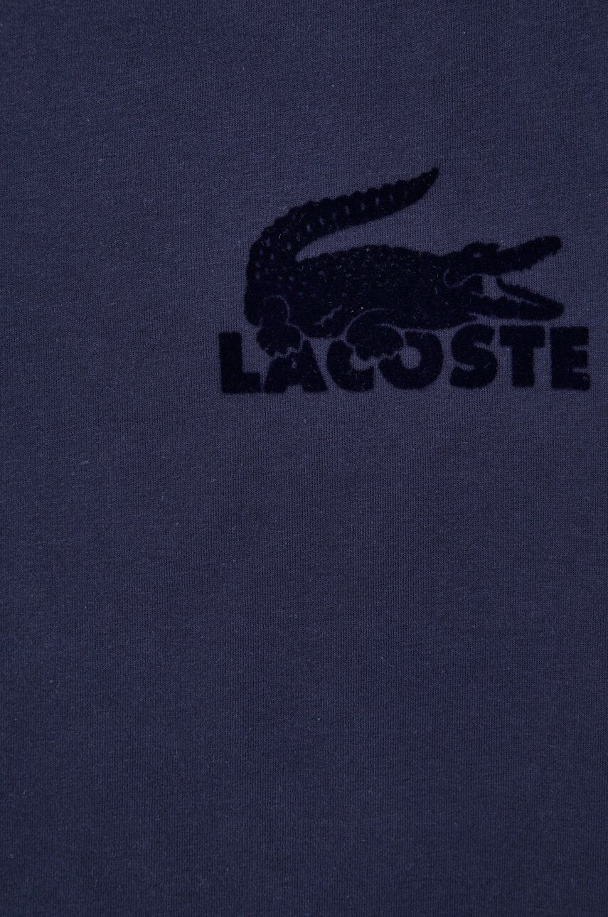 Lacoste bluza barbati culoarea albastru marin cu imprimeu - Pled.ro