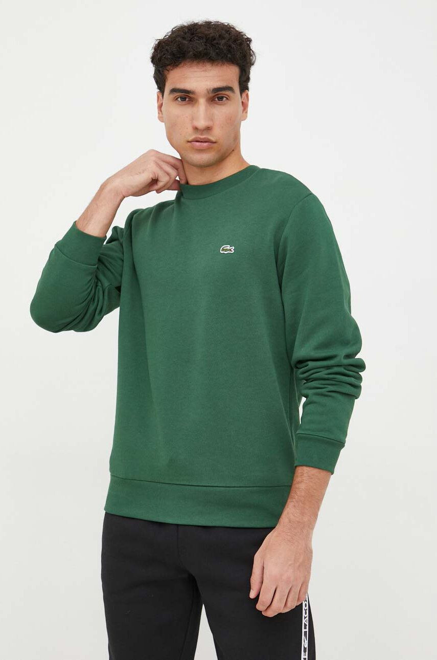 Lacoste bluză barbati culoarea verde neted SH9608-132 - Pled.ro