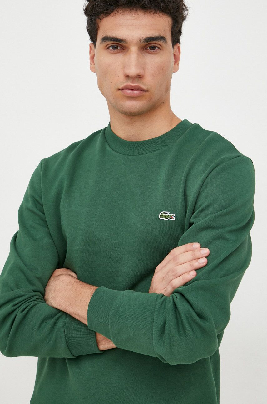 Lacoste bluză barbati culoarea verde neted SH9608-132 - Pled.ro