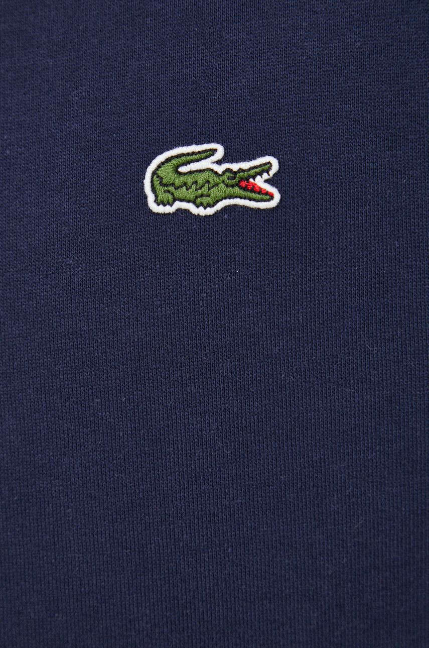 Lacoste bluză barbati culoarea albastru marin neted SH9623-031 - Pled.ro