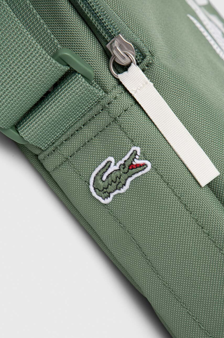 Lacoste borseta culoarea verde - Pled.ro