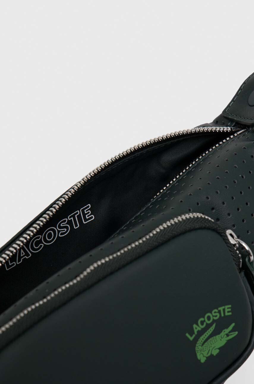 Lacoste borseta culoarea verde - Pled.ro