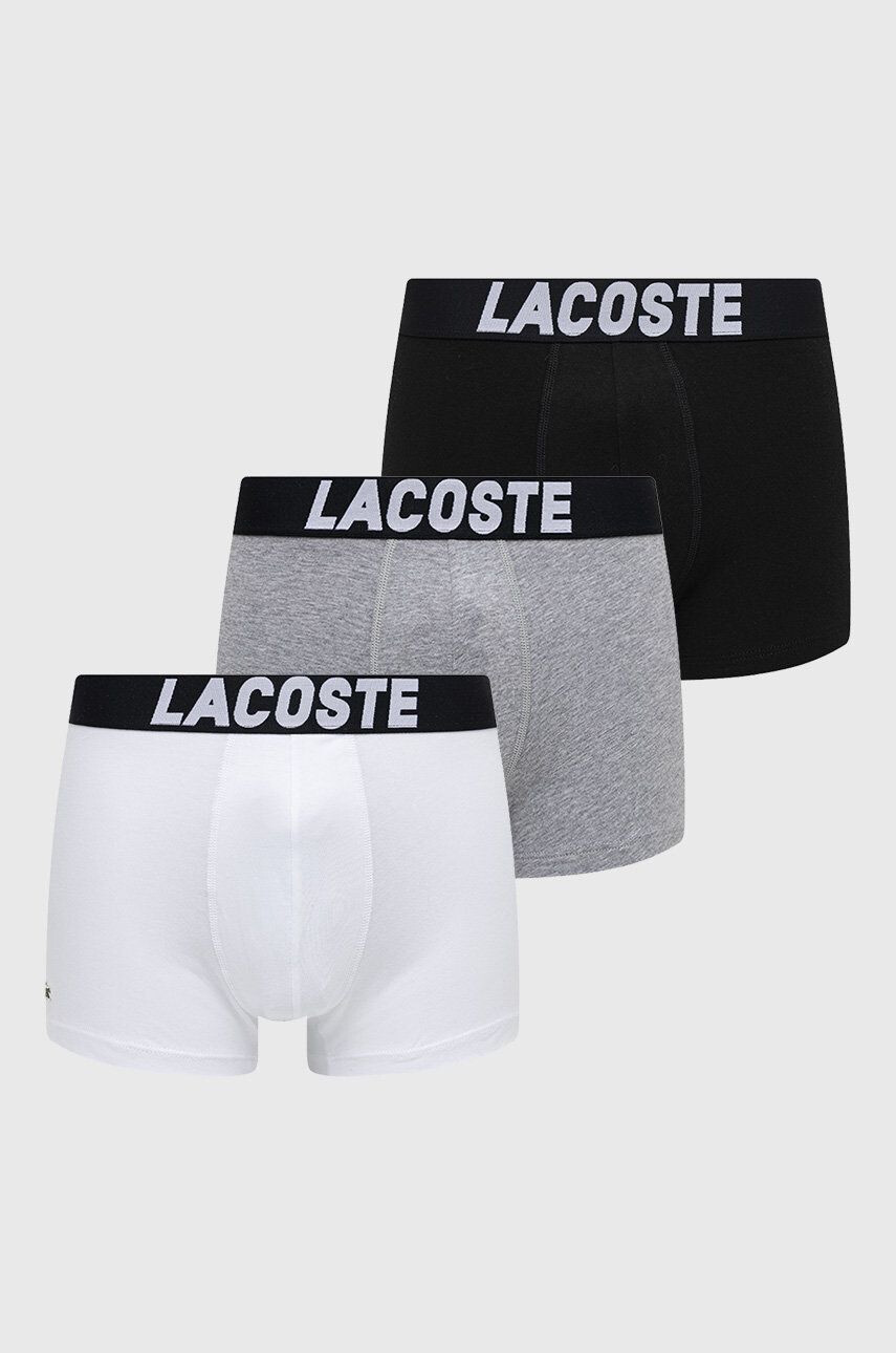 Lacoste Lasoste boxeri (3-pack) barbati culoarea negru - Pled.ro