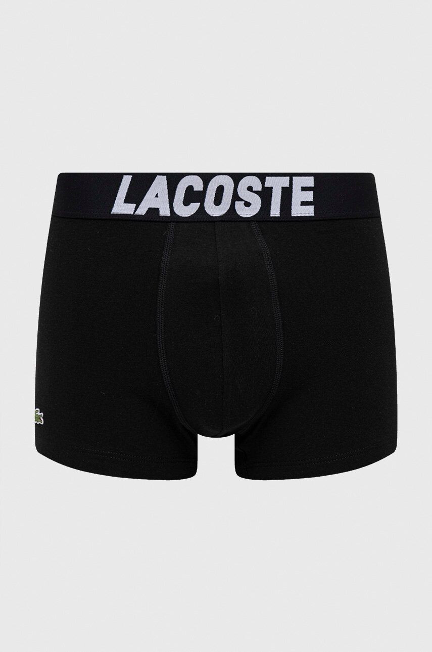 Lacoste Lasoste boxeri (3-pack) barbati culoarea negru - Pled.ro