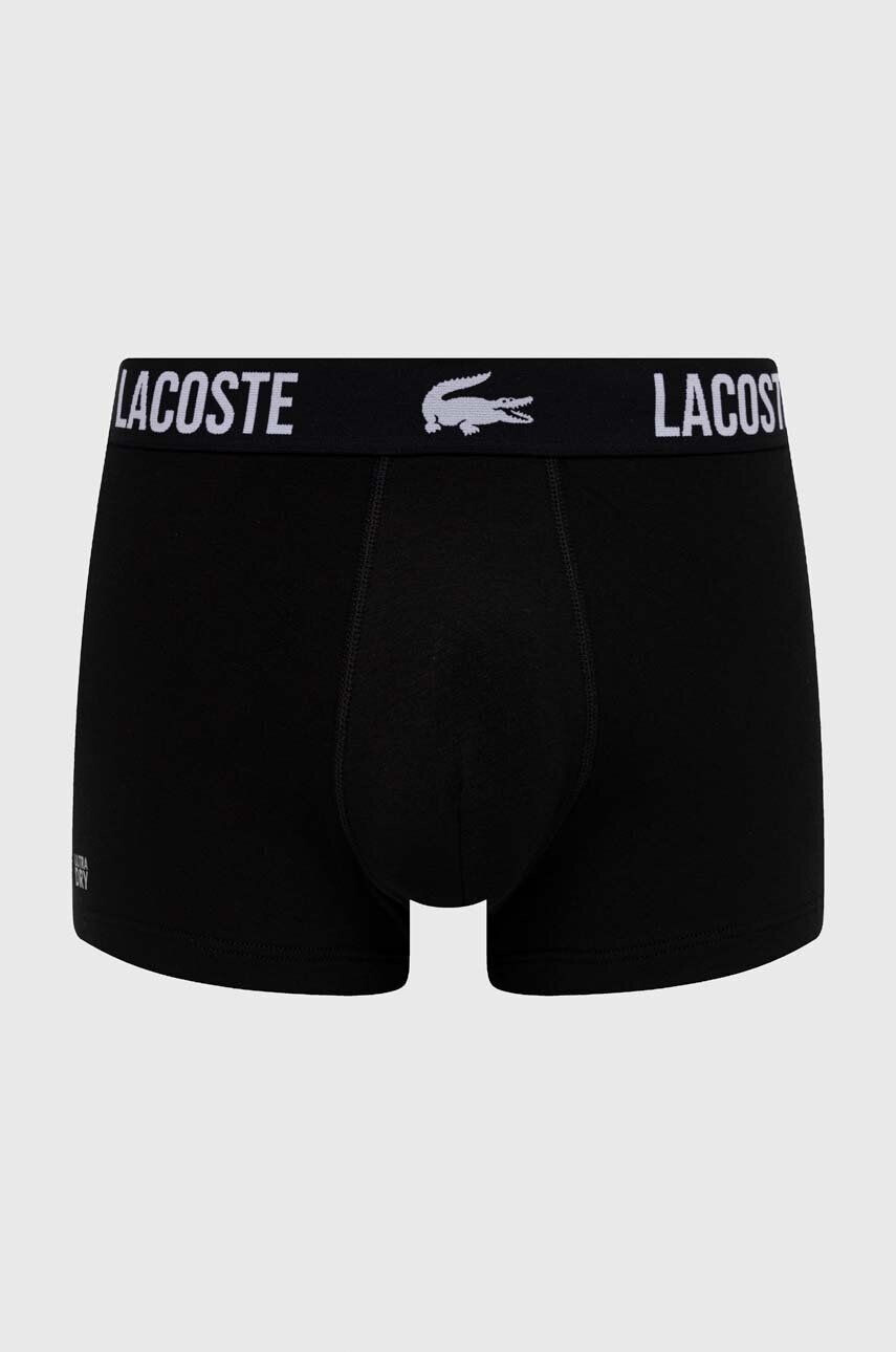 Lacoste boxeri 3-pack barbati culoarea negru - Pled.ro