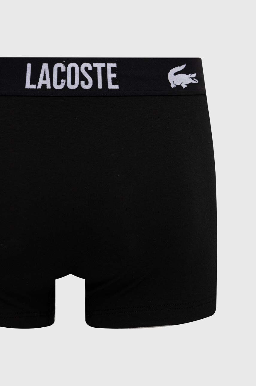 Lacoste boxeri 3-pack barbati culoarea negru - Pled.ro