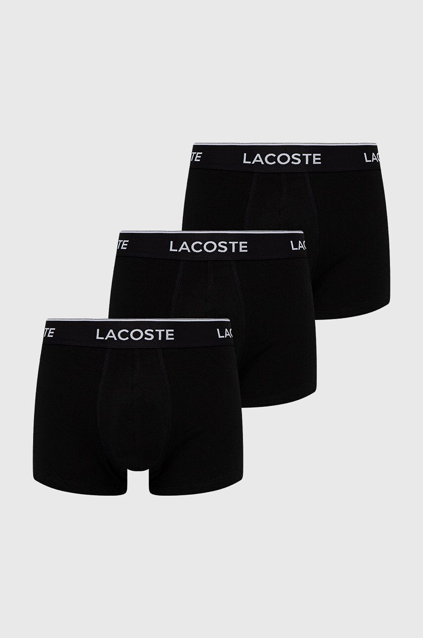 Lacoste Lasoste boxeri (3-pack) barbati culoarea negru 5H3389-NUA - Pled.ro