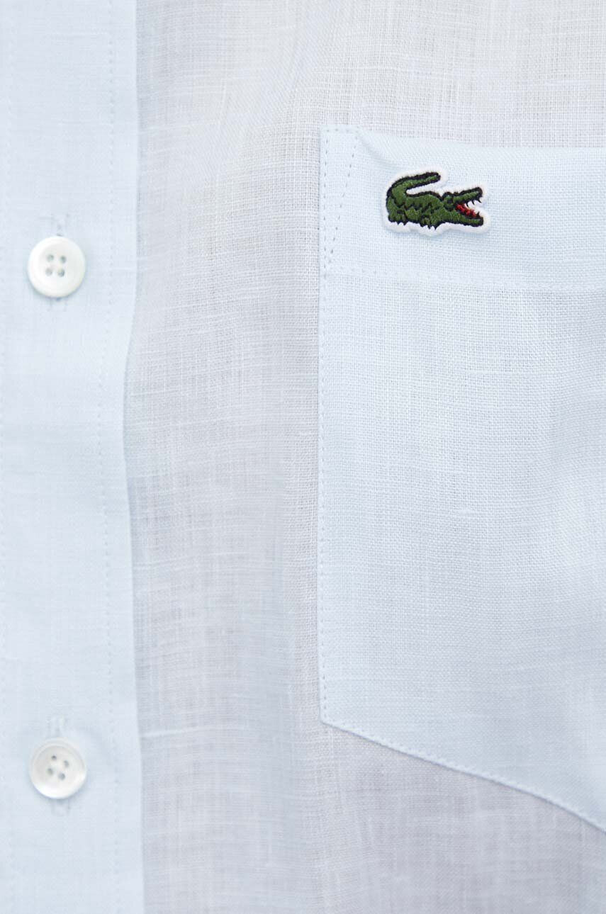 Lacoste camasa de in cu guler button-down regular - Pled.ro