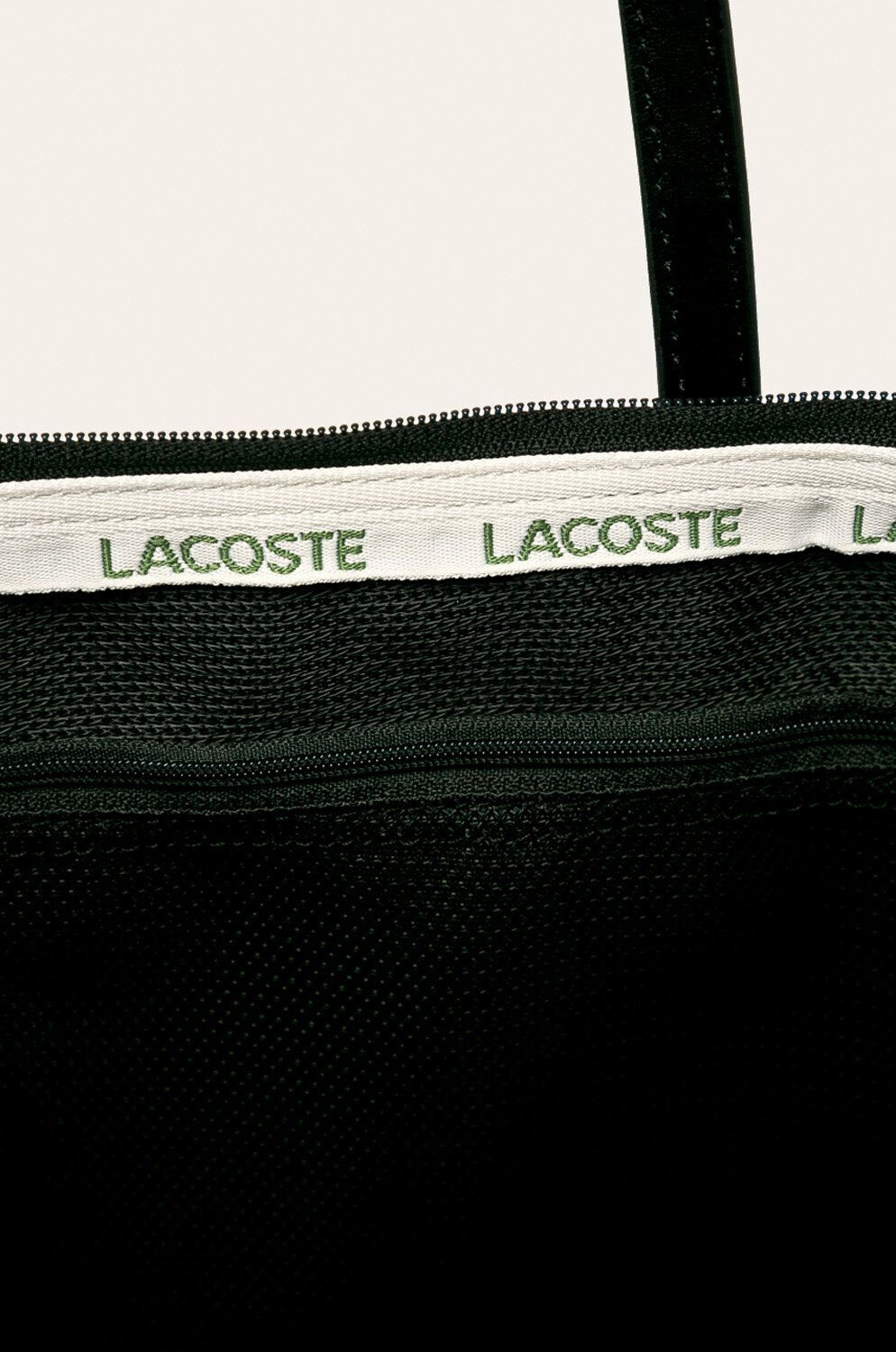 Lacoste poseta culoarea negru - Pled.ro