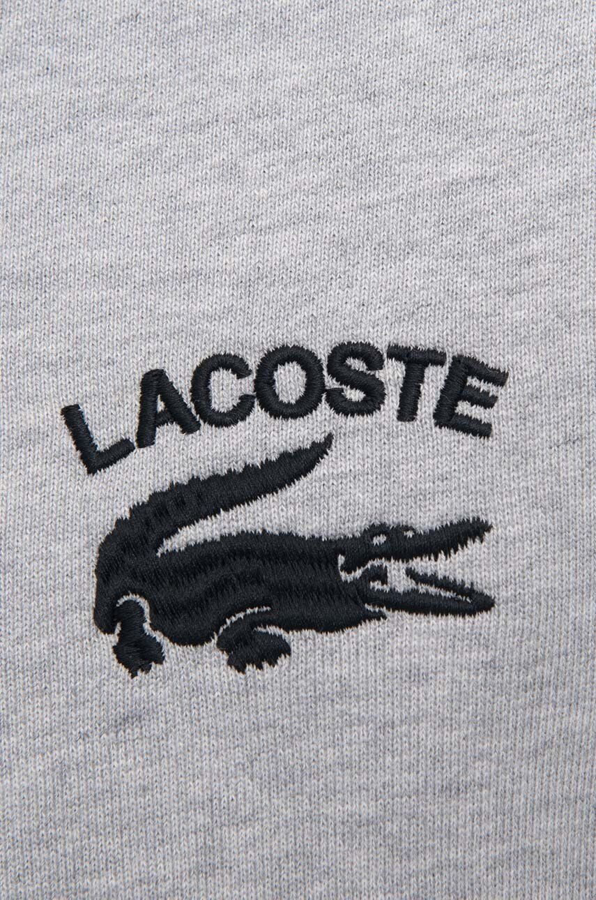 Lacoste hanorac de bumbac barbati culoarea albastru marin cu glugă cu imprimeu SH2481-166 - Pled.ro