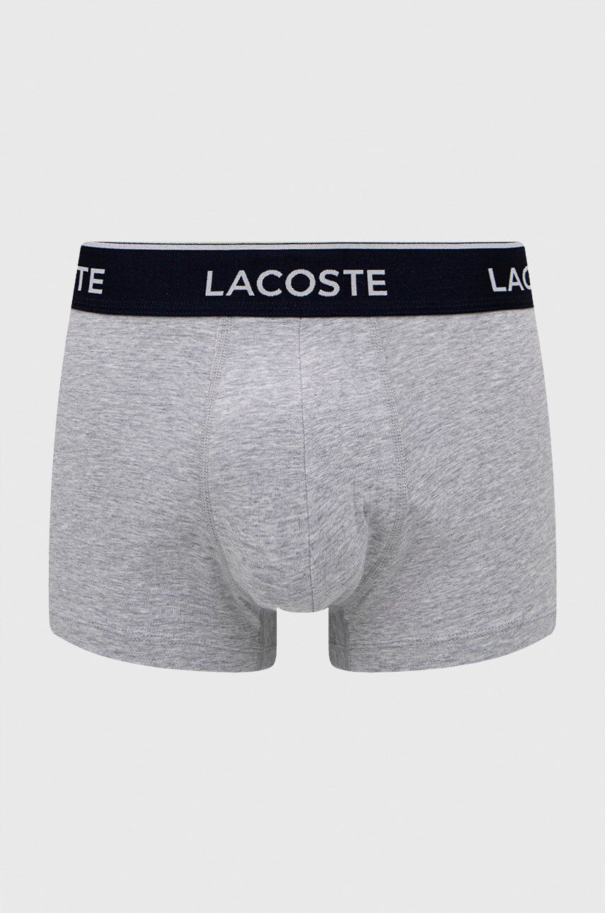 Lacoste Lasoste boxeri (3-pack) barbati culoarea gri 5H3389-NUA - Pled.ro