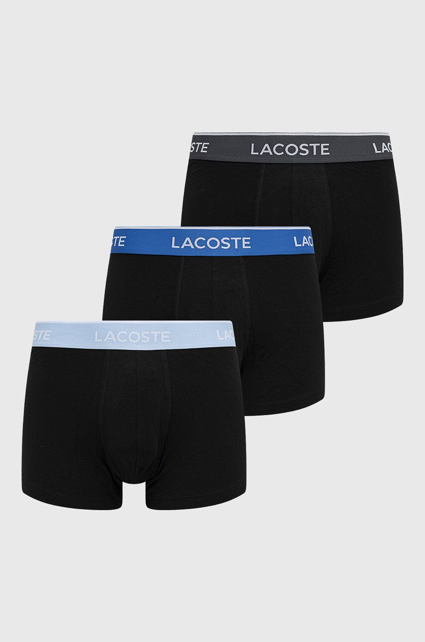 Lacoste Lasoste lenjerie funcționala (3-pack) barbati culoarea negru 5H3401-9CR - Pled.ro