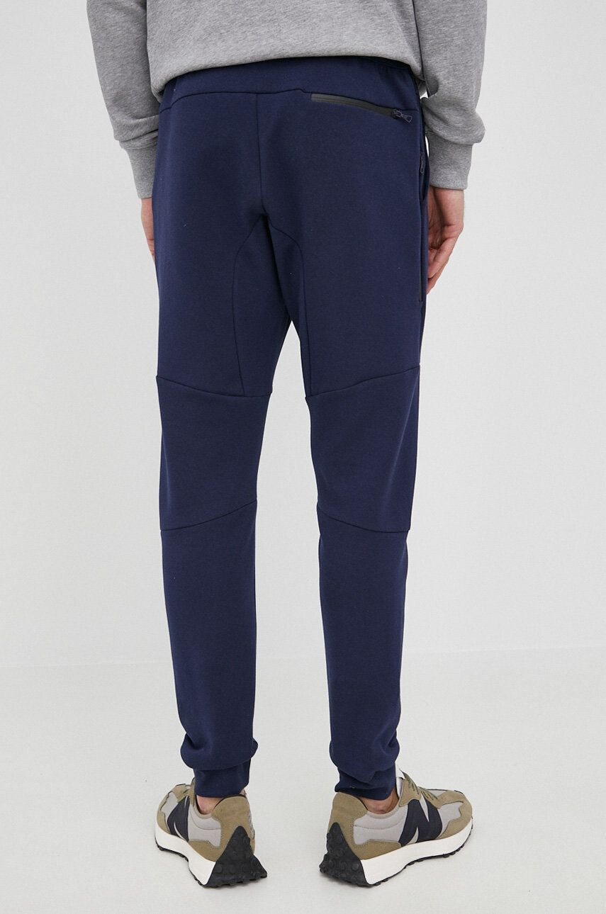 Lacoste pantaloni barbati culoarea albastru marin neted - Pled.ro