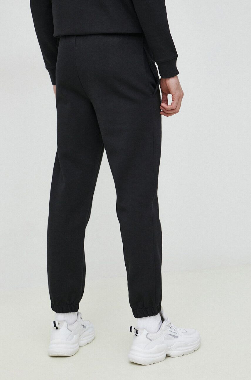 Lacoste pantaloni de trening culoarea negru melanj - Pled.ro