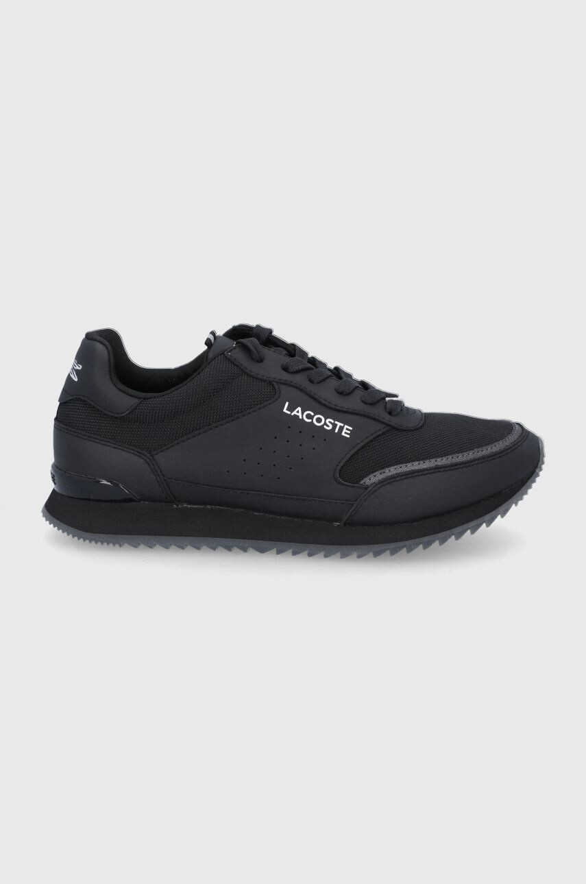 Lacoste pantofi culoarea negru - Pled.ro