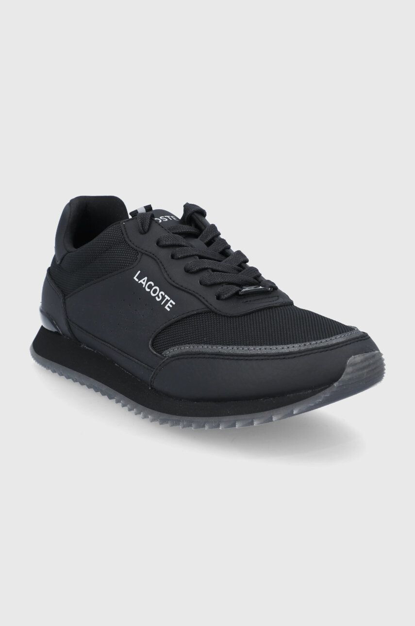 Lacoste pantofi culoarea negru - Pled.ro