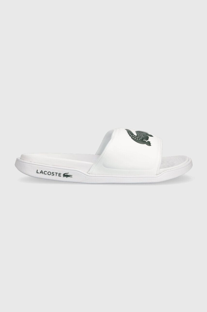 Lacoste papuci CROCO DUALISTE femei culoarea alb 43CFA0040 - Pled.ro