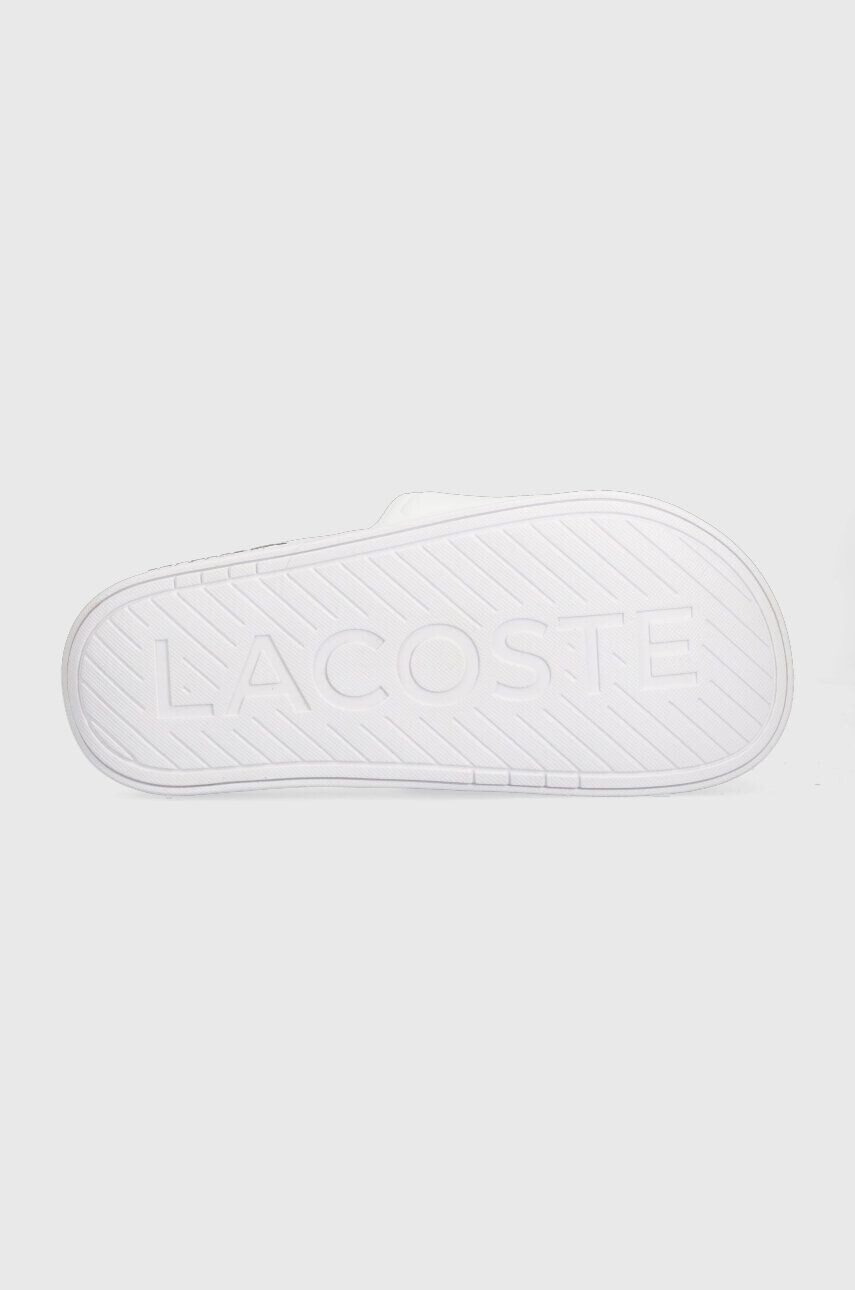 Lacoste papuci CROCO DUALISTE femei culoarea alb 43CFA0040 - Pled.ro