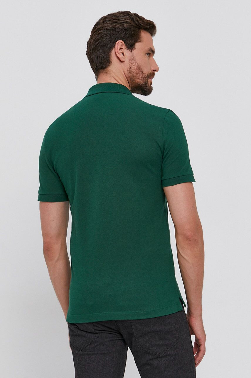 Lacoste polo de bumbac culoarea verde neted PH4012.-132 - Pled.ro