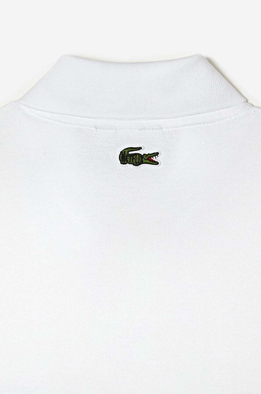 Lacoste polo de bumbac x Netflix culoarea alb cu imprimeu PH7057-VIR - Pled.ro