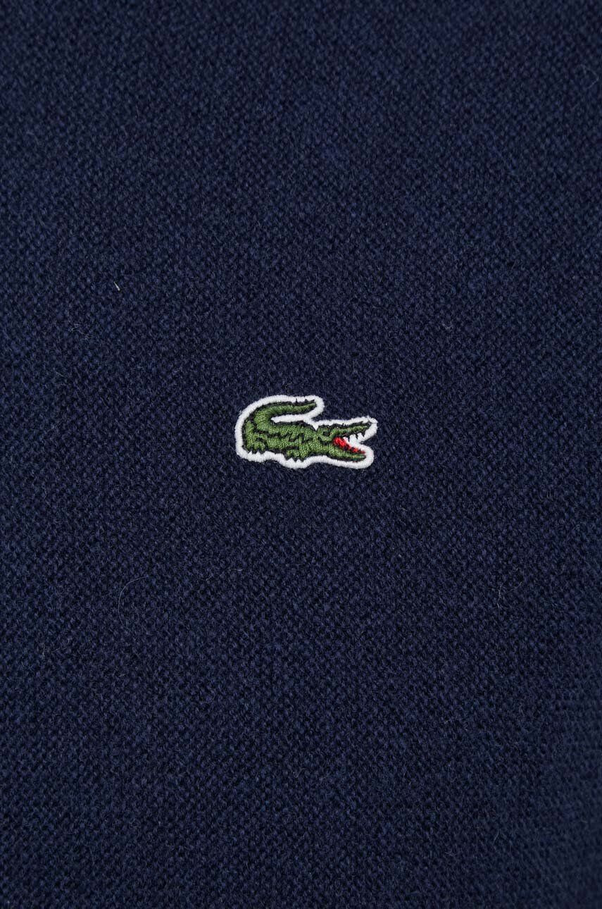 Lacoste pulover de lana femei culoarea albastru marin - Pled.ro