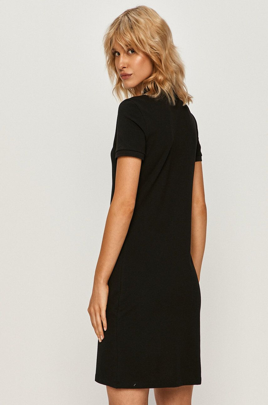 Lacoste Rochie culoarea negru mini model drept EF5473-001 - Pled.ro