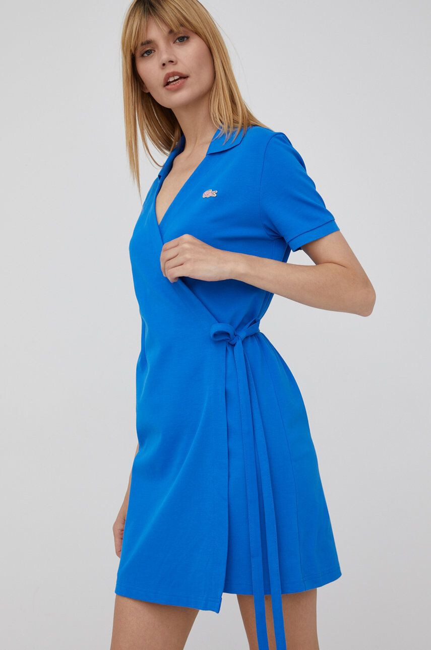 Lacoste rochie din bumbac - Pled.ro