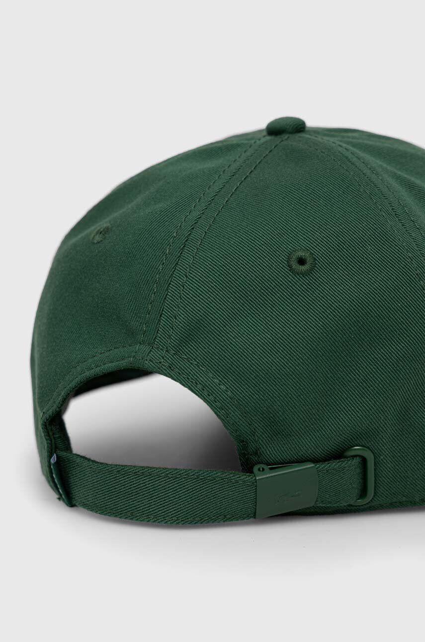 Lacoste șapcă de baseball din bumbac culoarea verde cu imprimeu RK0491-031 - Pled.ro