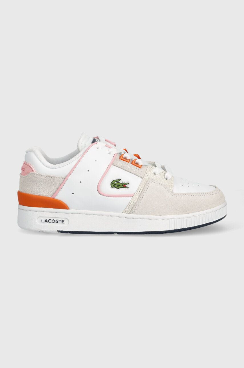 Lacoste sneakers Court Cage culoarea alb 43SFA0048 - Pled.ro