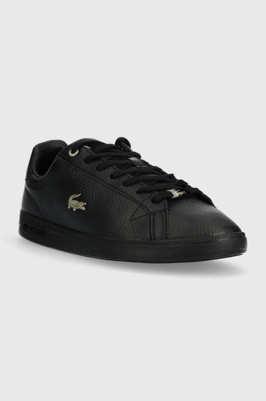 Lacoste sneakers din piele GRADUATE PRO culoarea negru 45SMA0118 - Pled.ro