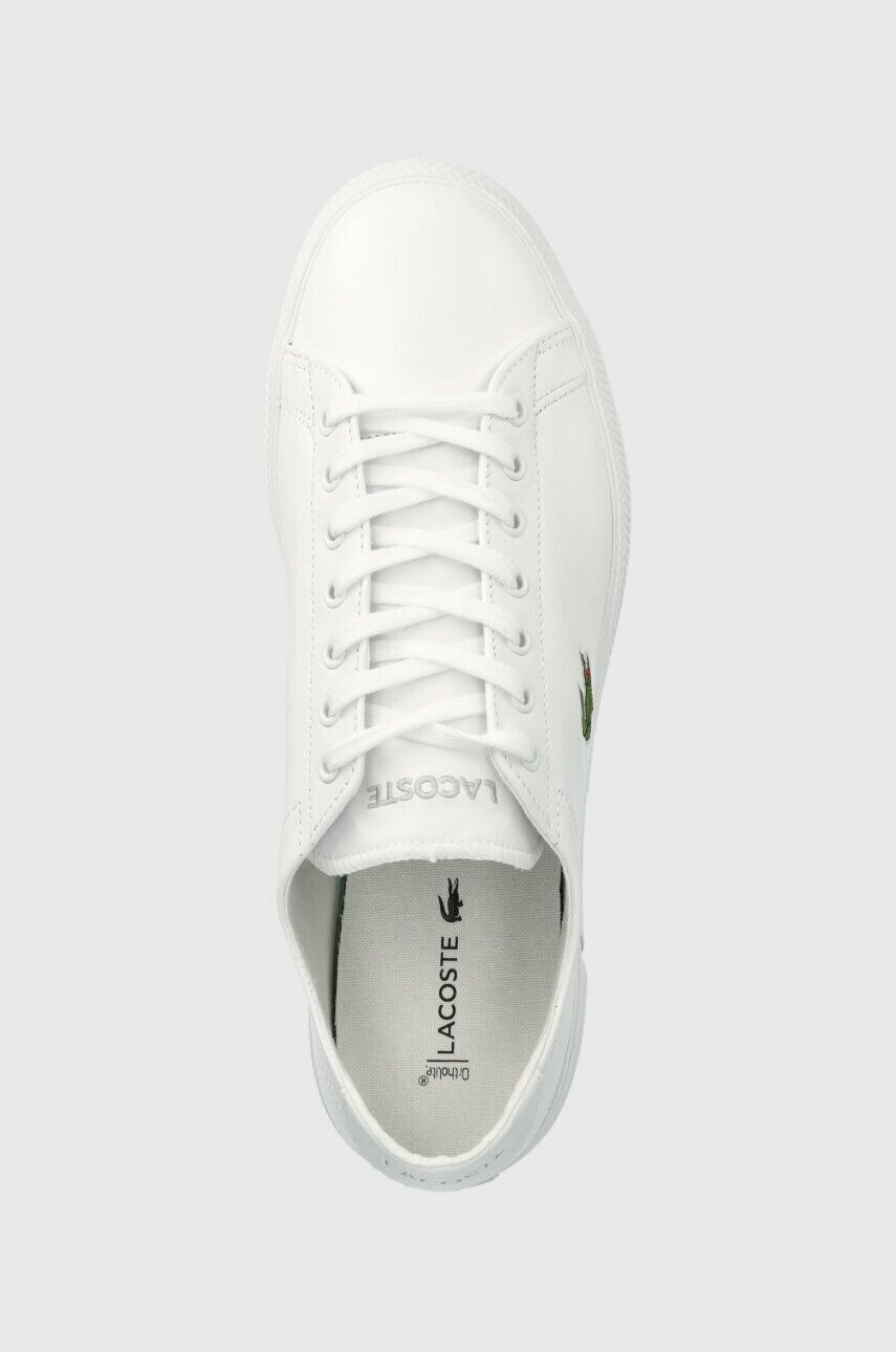 Lacoste sneakers din piele GRIPSHOT culoarea alb 41CMA0014 - Pled.ro