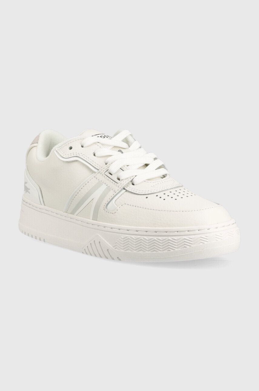 Lacoste sneakers din piele L001 culoarea alb - Pled.ro